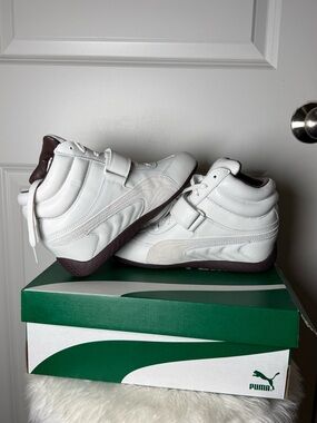 PUMA leather speedcat wedge